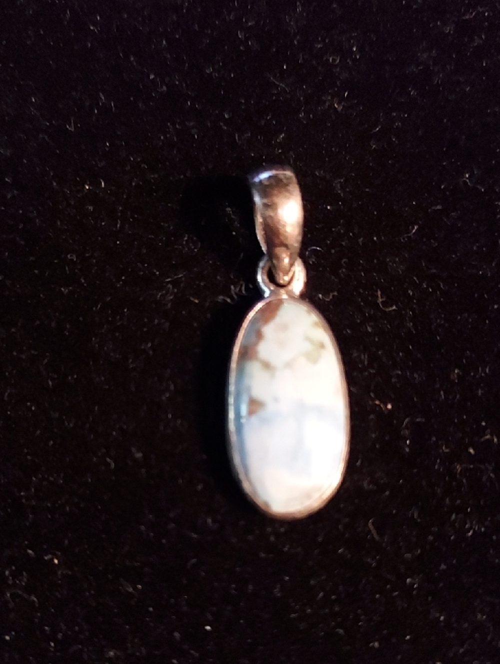 Sterling Silver Oval Pendant - Women Jewelry